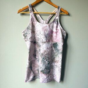 lululemon athletica Pink and Green Tank Top